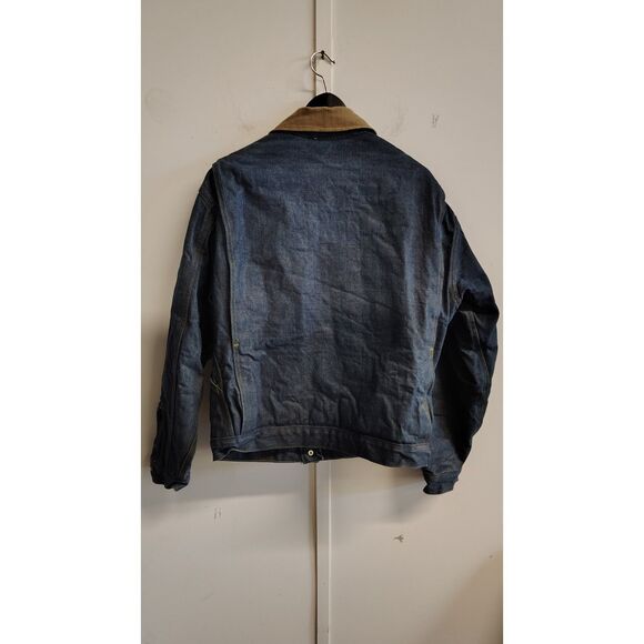 Vintage Big Smith Union Made Button Up Denim Jacket Size 42 - Picture 2 of 10